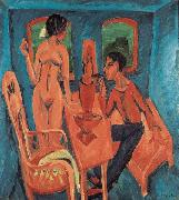 Ernst Ludwig Kirchner Tower Room, Fehmarn oil painting
